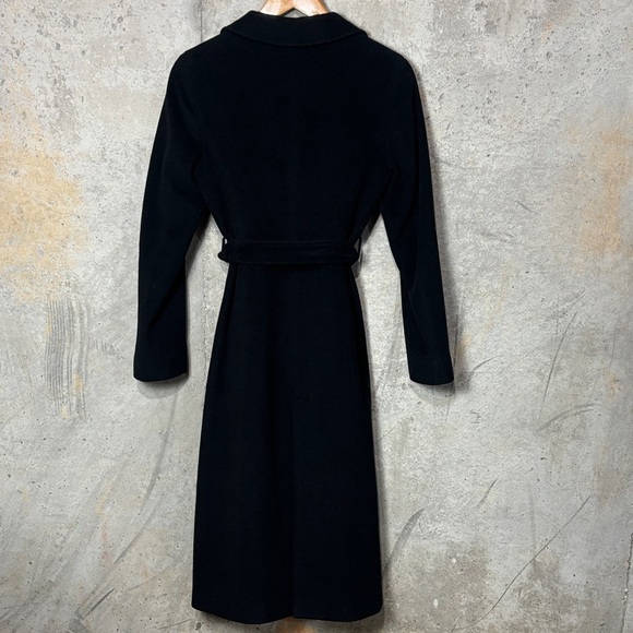 Cinzia Rocca Icons Black Wool Coat - Picture 2 of 10